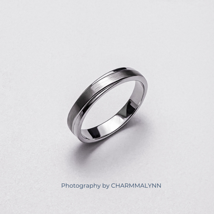 แหวนผู้ชาย รุ่น Classic Cross Layer Band Ring
