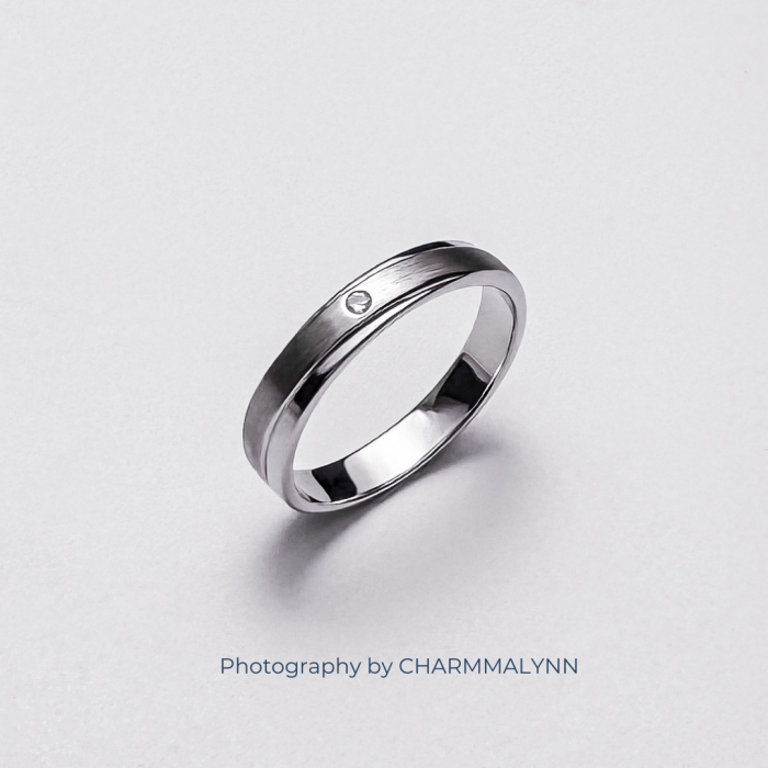 แหวนผู้ชาย รุ่น Classic Cross Layer Mens Diamond Ring