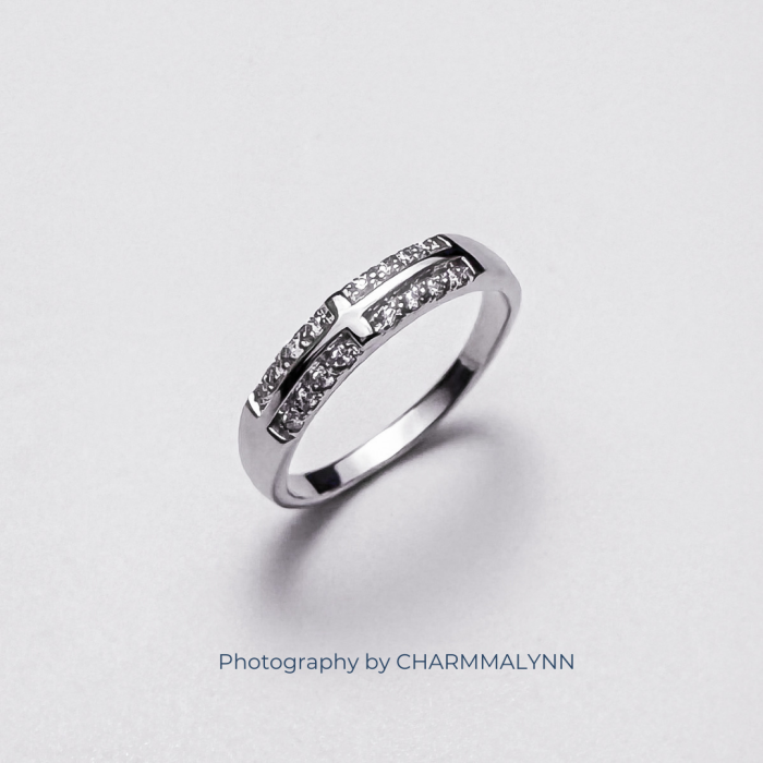 แหวนผู้ชาย รุ่น Luxury Style with Pave Mens Diamond Ring