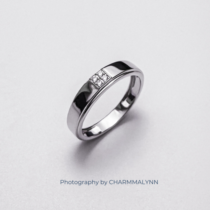 แหวนผู้ชาย รุ่น Classic Four Mens Diamond Ring