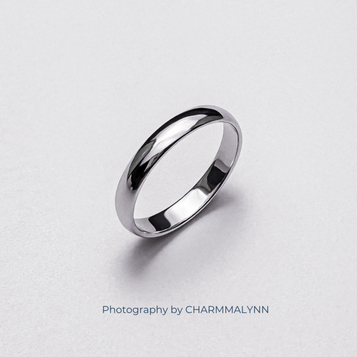 แหวนผู้ชาย รุ่น Classic Comfort Fit Curve Band Ring